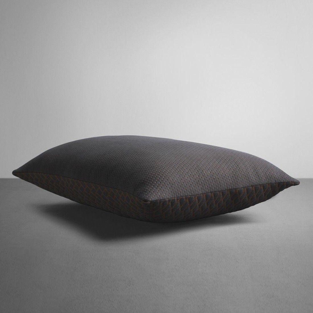Microfibre Sleeping Pillow Pack of 2 Geometric LUXURY (Brown)