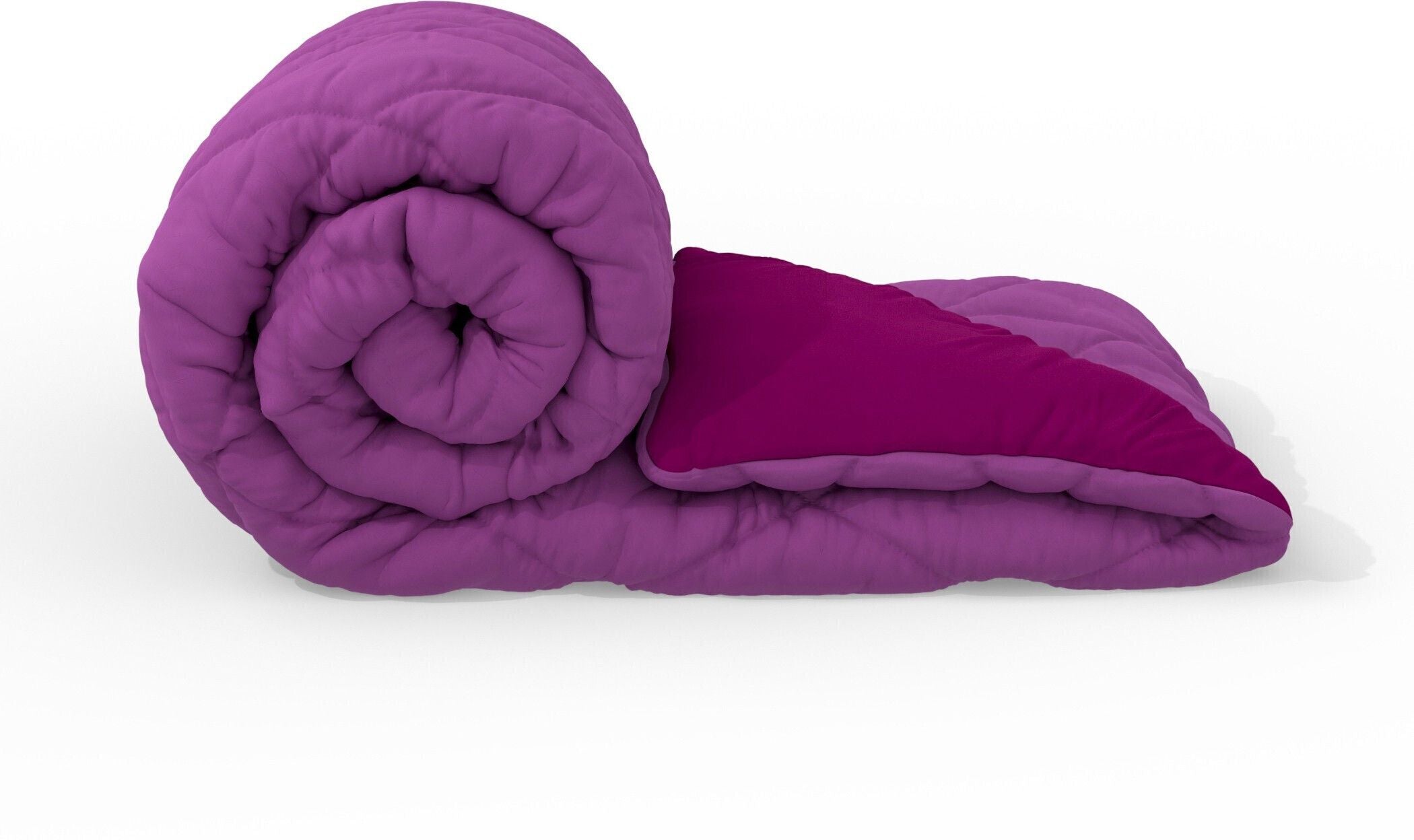 Solid Double Comforter for  Heavy Winter (Microfiber, Pink)