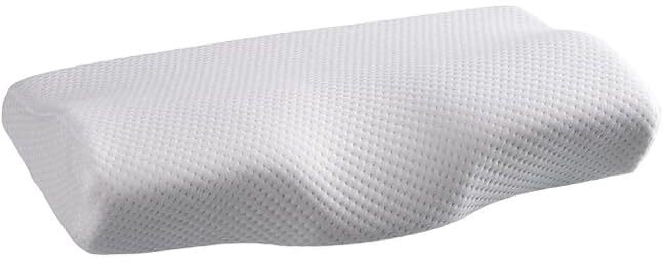 Memory Foam Sleeping Pillow Pack of 1 Solid Cool Gel Contour Cervical for Neck and Shoulder Pain (Cervical)