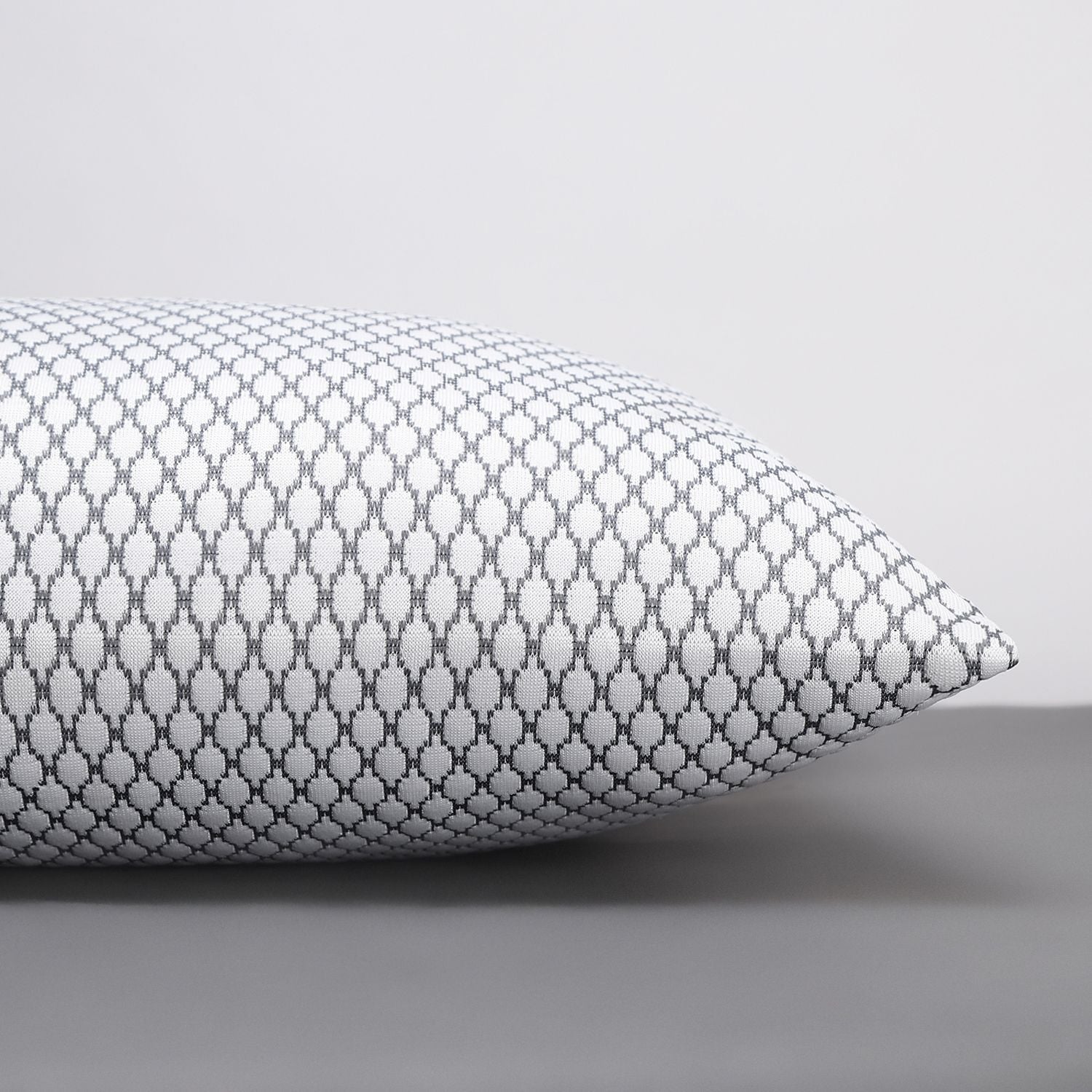 Microfibre Cushion Pack of 5 Geometric LUXURY (Silver)