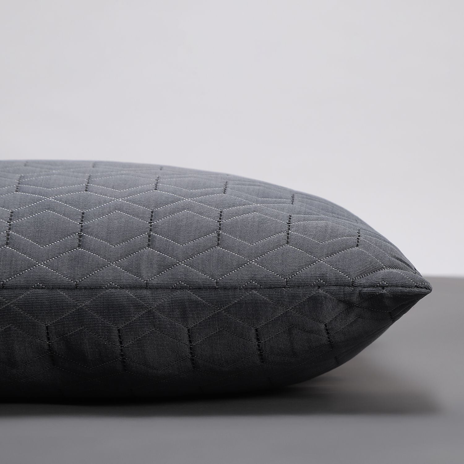 Microfibre Sleeping Pillow Pack of 2 Solid QUILTED (Multicolor)