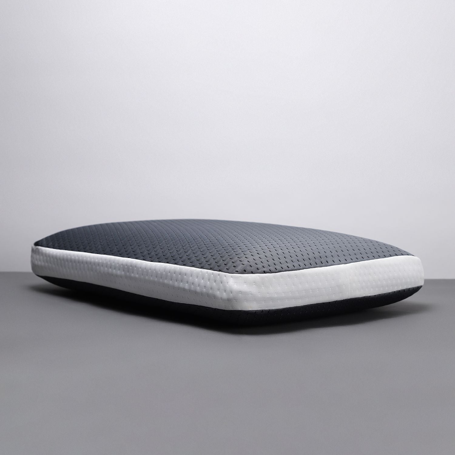 Memory Foam Sleeping Pillow Pack of 1 Geometric Luxury (Grey.W)