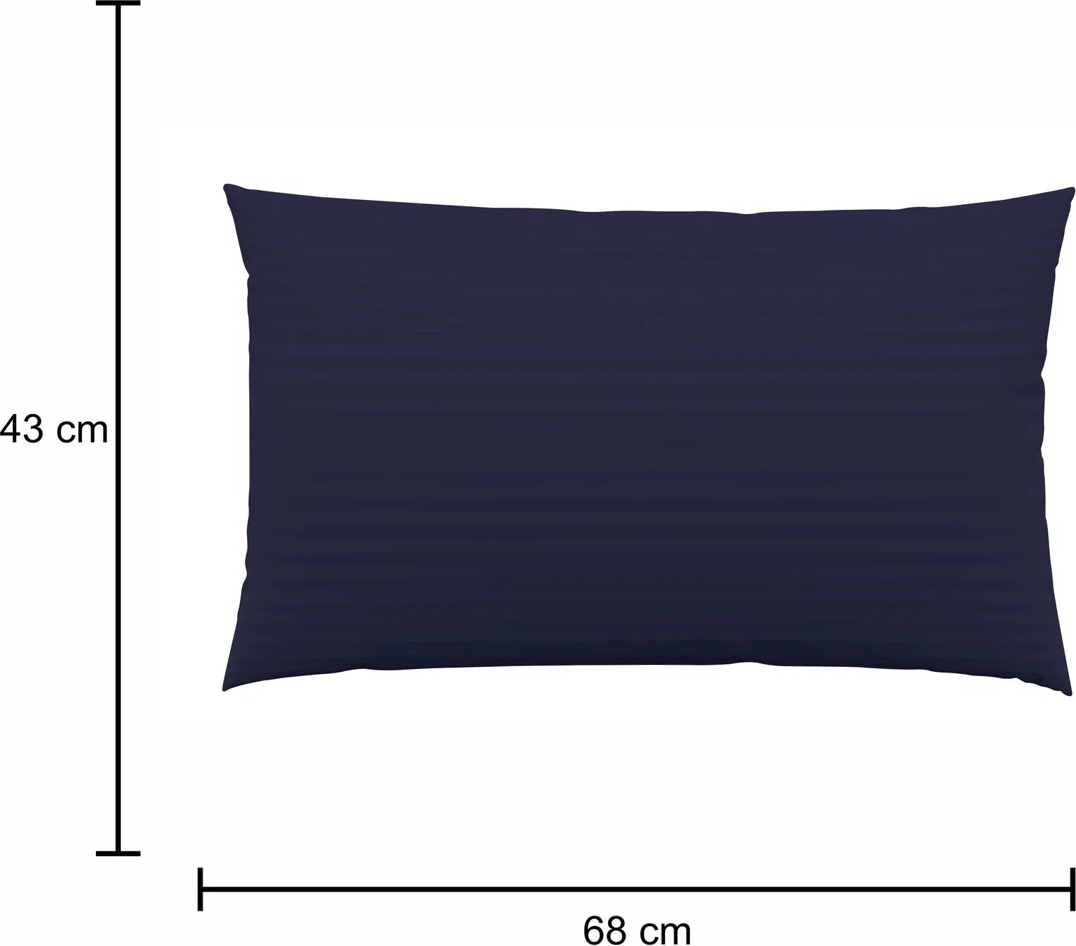 Microfibre Sleeping Pillow Pack of 2 Stripes (Black)