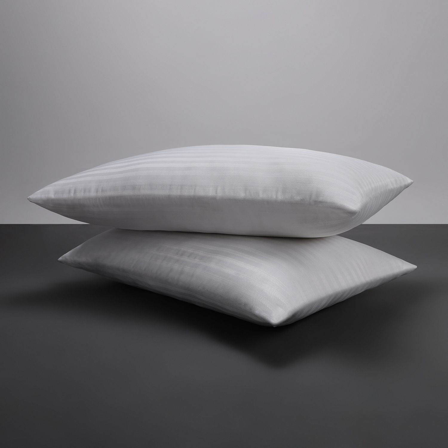 Microfibre Sleeping Pillow Pack of 2 Solid (White)