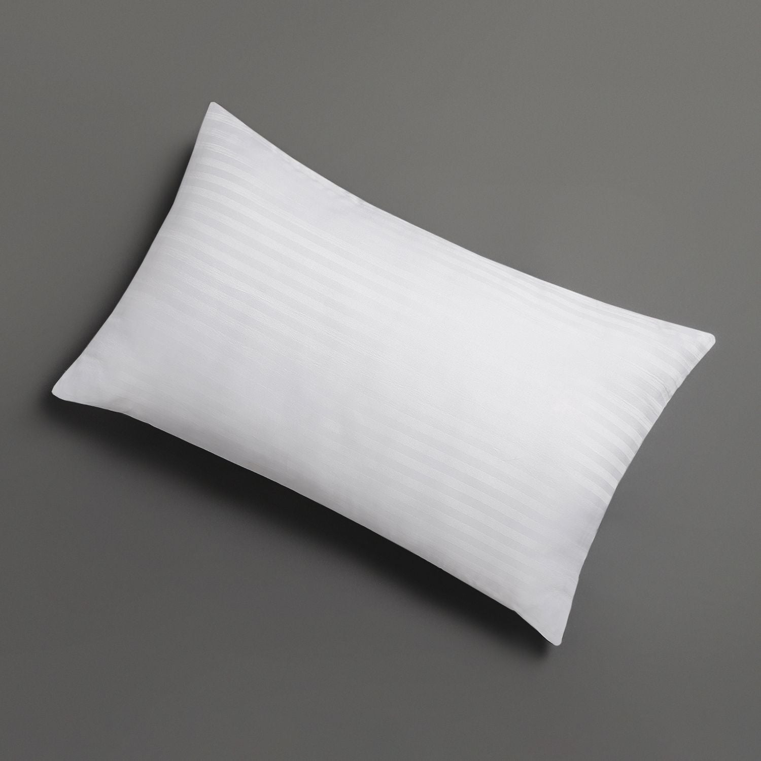 Microfibre Sleeping Pillow Pack of 2 Solid (White)