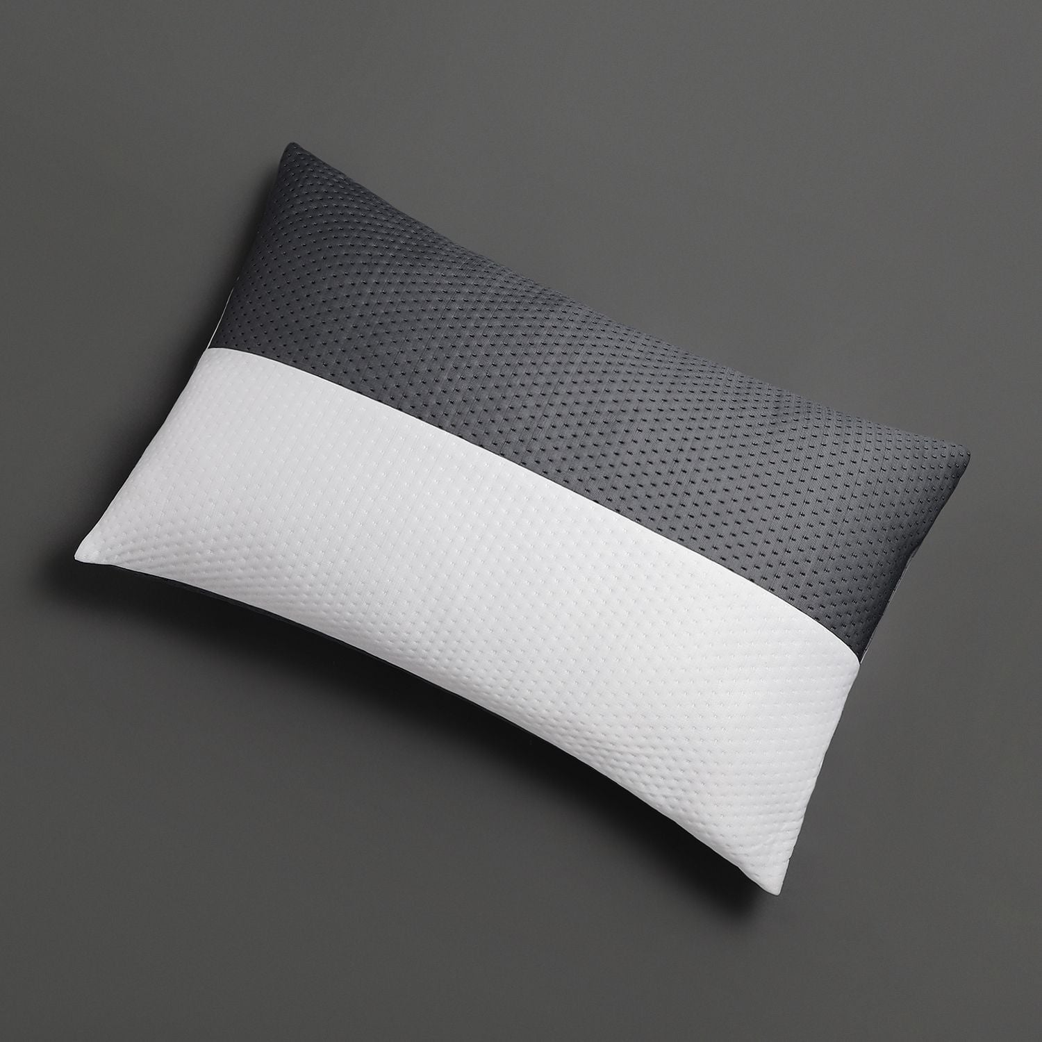Microfibre Sleeping Pillow Pack of 1 Geometric LUXURY (Grey)