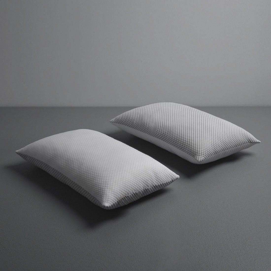 Microfibre Sleeping Pillow Pack of 2 Geometric LUXURY (Milky White)